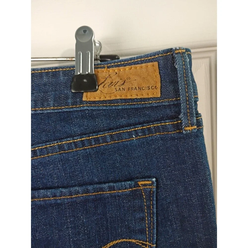 Levis San Francisco 31/12 Demi Curve Blue Denim Classic Boot Cut Denim Jean